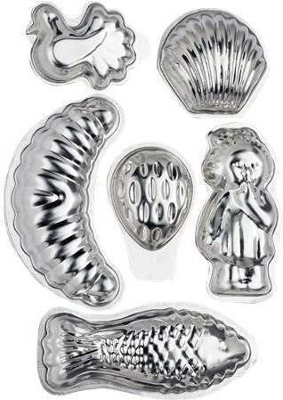 Zestaw foremek wyjmowanych na świąteczne ciasteczka, mix kształtów, 30 szt.