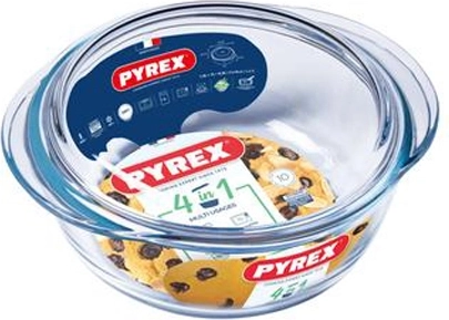 Szklane naczynie żaroodporne z pokrywką PYREX 1,3 l