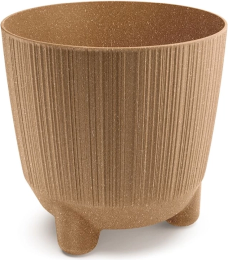 Doniczka Ryfo Eco Wood 19,5 cm naturo