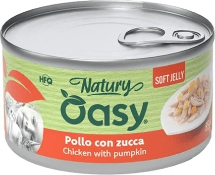 Oasy Natury Soft Jelly kurczak z dynią 150 g