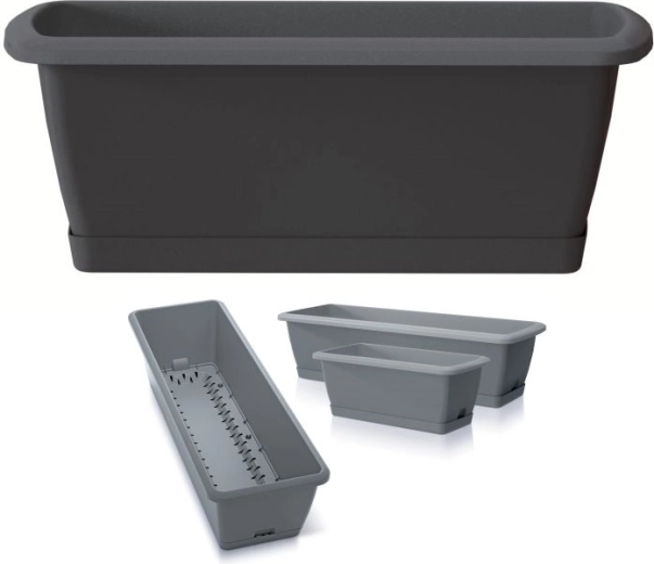 Skrzynka z systemem nawadniania antracyt 39,7 cm RESPANA EASYCARE