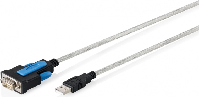 Adapter kablowy USB 2.0 na RS232 (DB9) z układem FTDI, 1,8 m
