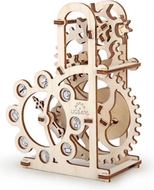 UGEARS 3D puzzle dynamometr – drewniany mechaniczny model