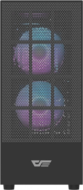 Obudowa komputerowa Darkflash A290 z hartowanym szkłem, 3 wentylatory, czarna