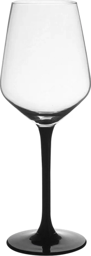 RUBIN Black zestaw kieliszków do białego wina 290 ml, 6 szt.