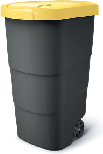 Ogrodowy pojemnik na odpady z kółkami 110 l Wheeler