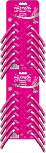 Jednorazowe maszynki do golenia WILKINSON Extra2 Beauty Strip – 24 szt. (cena za 1 szt.)
