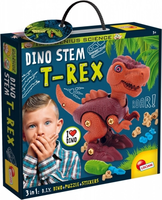 Zestaw konstrukcyjny I'm A Genius Dino Steam - T‑Rex