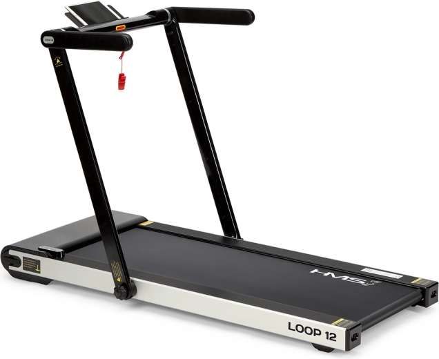 Bieżnia HMS Loop 12 – składany elektryczny trenażer do domowego biegu