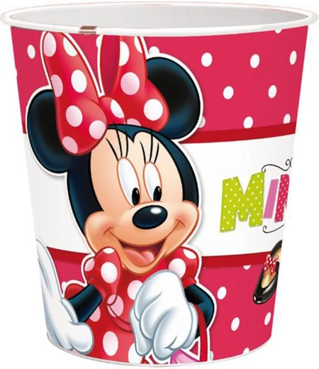 Plastowy kosz na śmieci Minnie 5 l, średnica 21 cm