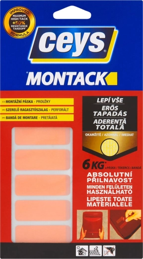 Montażowe taśmy klejące MONTACK EXPRESS 48 × 18 mm, 10 szt.