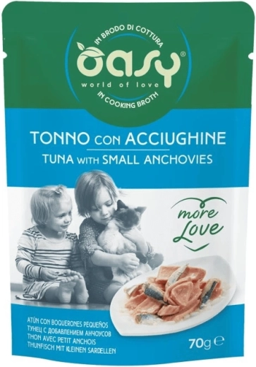 Oasy saszetka More Love – tuńczyk z małymi anchois 70 g