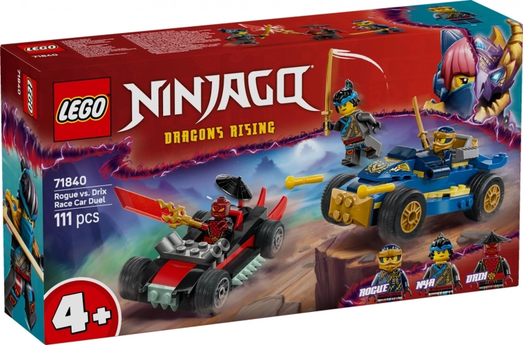 Lego Ninjago wyścig Rogue vs. Drix (71840)