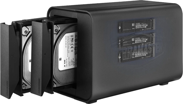 TerraMaster D5 Hybrid – hybrydowa 5-zatokowa zewnętrzna obudowa DAS dla SATA i M.2 NVMe