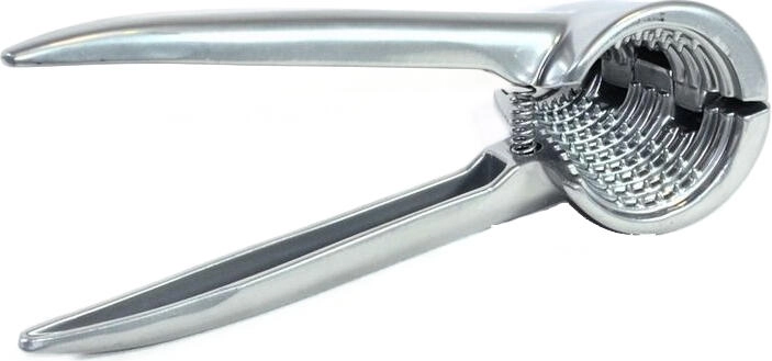 Dziadek do orzechów Tygr 18 cm z polerowanego aluminium