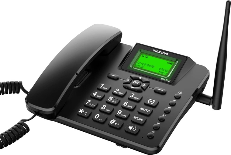 Telefon stacjonarny na kartę SIM 4G VoLTE MM 43D