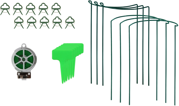 Ogrodowa podpora do roślin 21 × 35 cm z zestawem akcesoriów