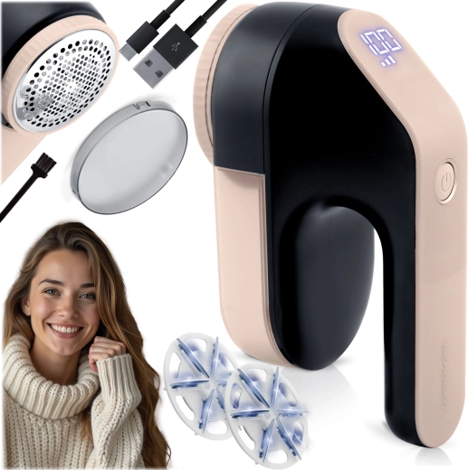 Elektryczna golarka do ubrań z wyświetlaczem LCD BERDSEN