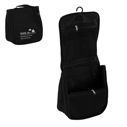 Podróżna kosmetyczka z haczykiem, wodoodporna, 20,5 × 20 × 9 cm