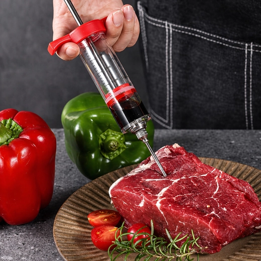 Strzykawka do nastrzykiwania mięsa 30 ml z 3 igłami