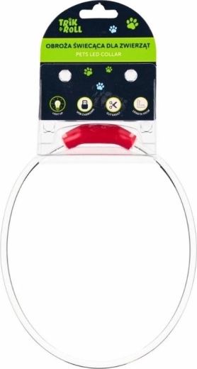 Świecąca obroża LED USB dla psa i kota