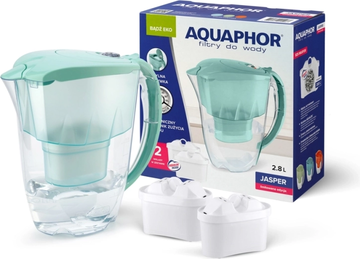 Dzbanek filtrujący Jasper 2,8 l, matowy, z 2 filtrami B100-25