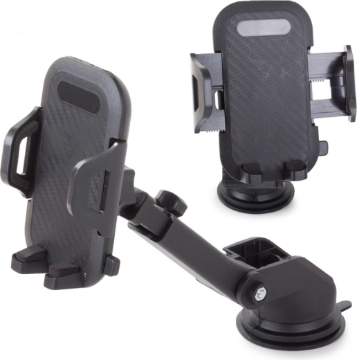 Regulowany uchwyt samochodowy na przednią szybę do telefonu i GPS