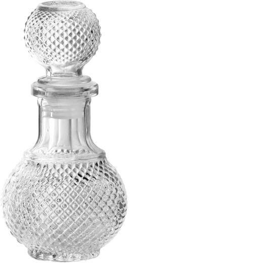 Szklana karafka 260 ml z korkiem