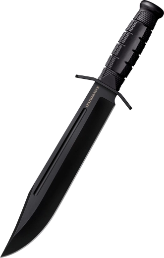 Cold Steel Leatherneck Bowie nóż outdoorowy 26,7 cm, czarny, Griv-Ex, pochwa