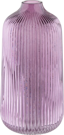 Szklany wazon Color Box fioletowy 21 cm