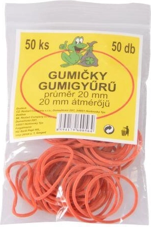 Gumki 20 mm, opakowanie 50 szt.
