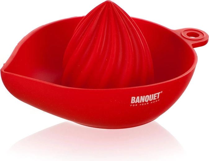 Silikonowy wyciskacz do cytrusów Culinaria czerwony