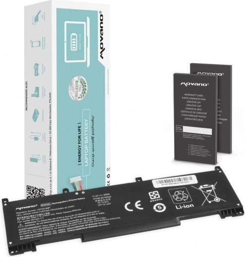 Bateria Movano RH03XL do HP ProBook 440/445/450/630/640/650 G8–G10 (3550 mAh, 40 Wh)