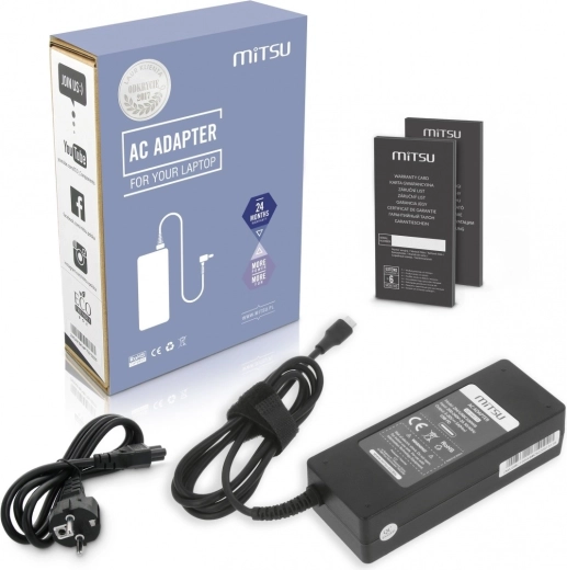 Zasilacz Mitsu USB‑C PD 100 W do laptopa