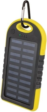 Setty solarny powerbank 5000 mAh żółty