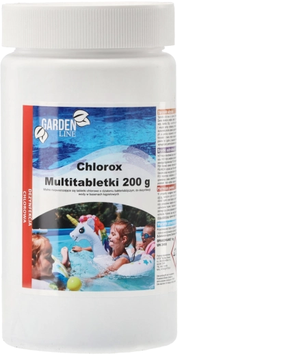 Chlorowe multitablteki CHLOROX 200 g, opakowanie 1 kg