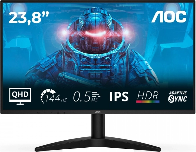 monitor 23,8" ips 144 hz z hdmi i displayport