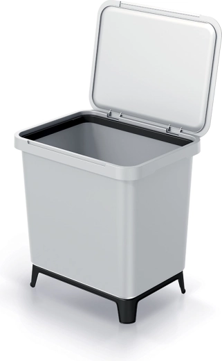 Kosz na śmieci 29 l, popielaty