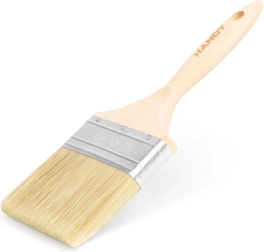 Płaski pędzel malarski z drewnianym uchwytem 100 mm