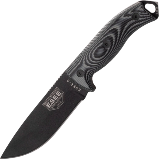 ESEE Model 5 nóż outdoorowy z stałą głownią, rękojeść G10, kabura Kydex