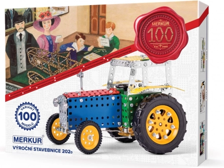 Merkur M2020 jubileuszowy zestaw konstrukcyjny, 753 elementy, 100 modeli