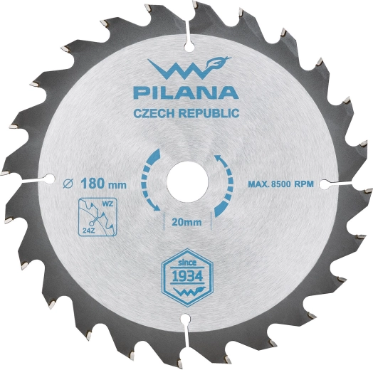 Tarcza pilarska PILANA SK 5255 WZ 180 mm, 24 zęby