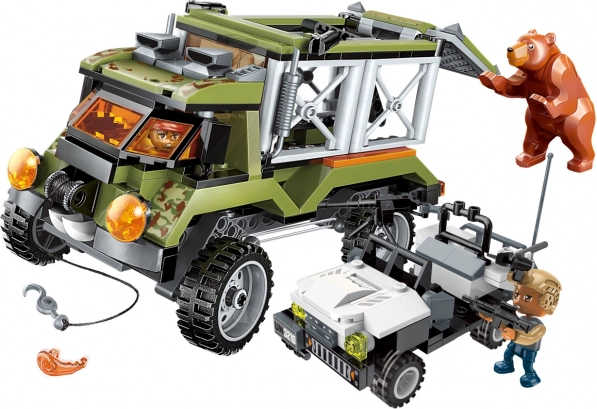 Qman Police Battle Force – ucieczka olbrzymiego niedźwiedzia