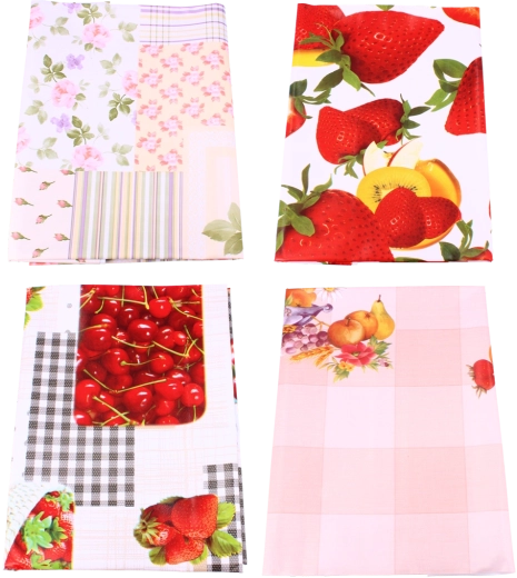 Cerowany wodoodporny obrus 110 × 140 cm z włókniną