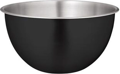 Misa ze stali nierdzewnej w matowej czerni, 17 cm