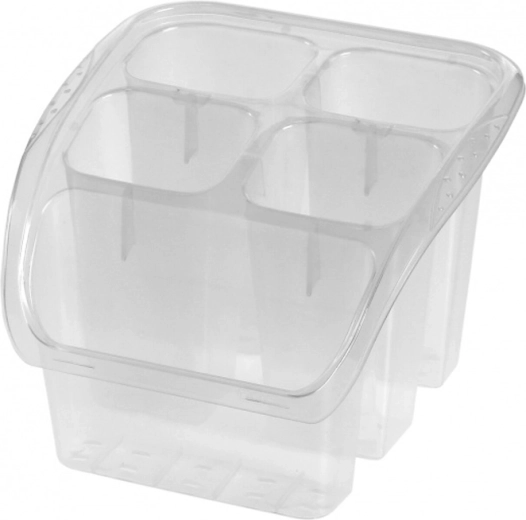 Przezroczysty ociekacz na sztućce