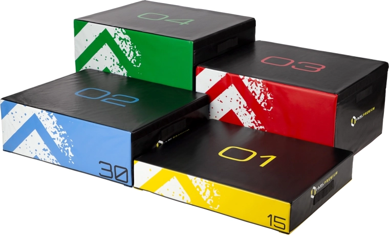 Zestaw miękkich skrzyń plyometrycznych HMS Premium PYBS01