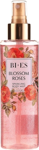 Perfumowany spray do ciała z drobinkami BI-ES Blossom Roses 200 ml