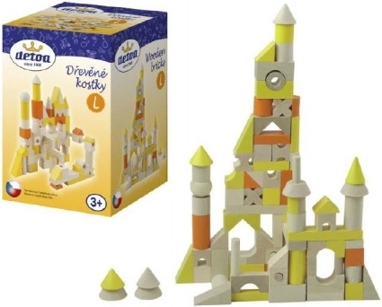 Detoa Drewniane klocki 96 elementów