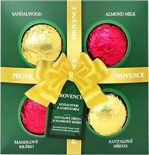 Musujące bomby do kąpieli Provence 4 szt.